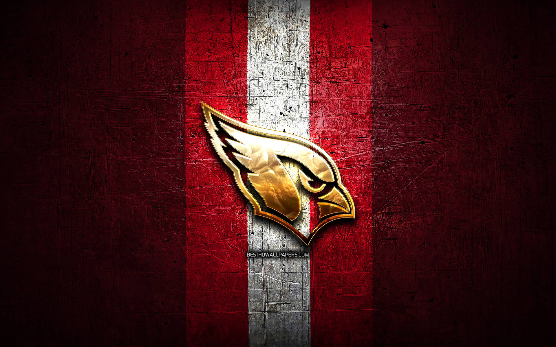 Arizona Cardinals Golden Logo Background