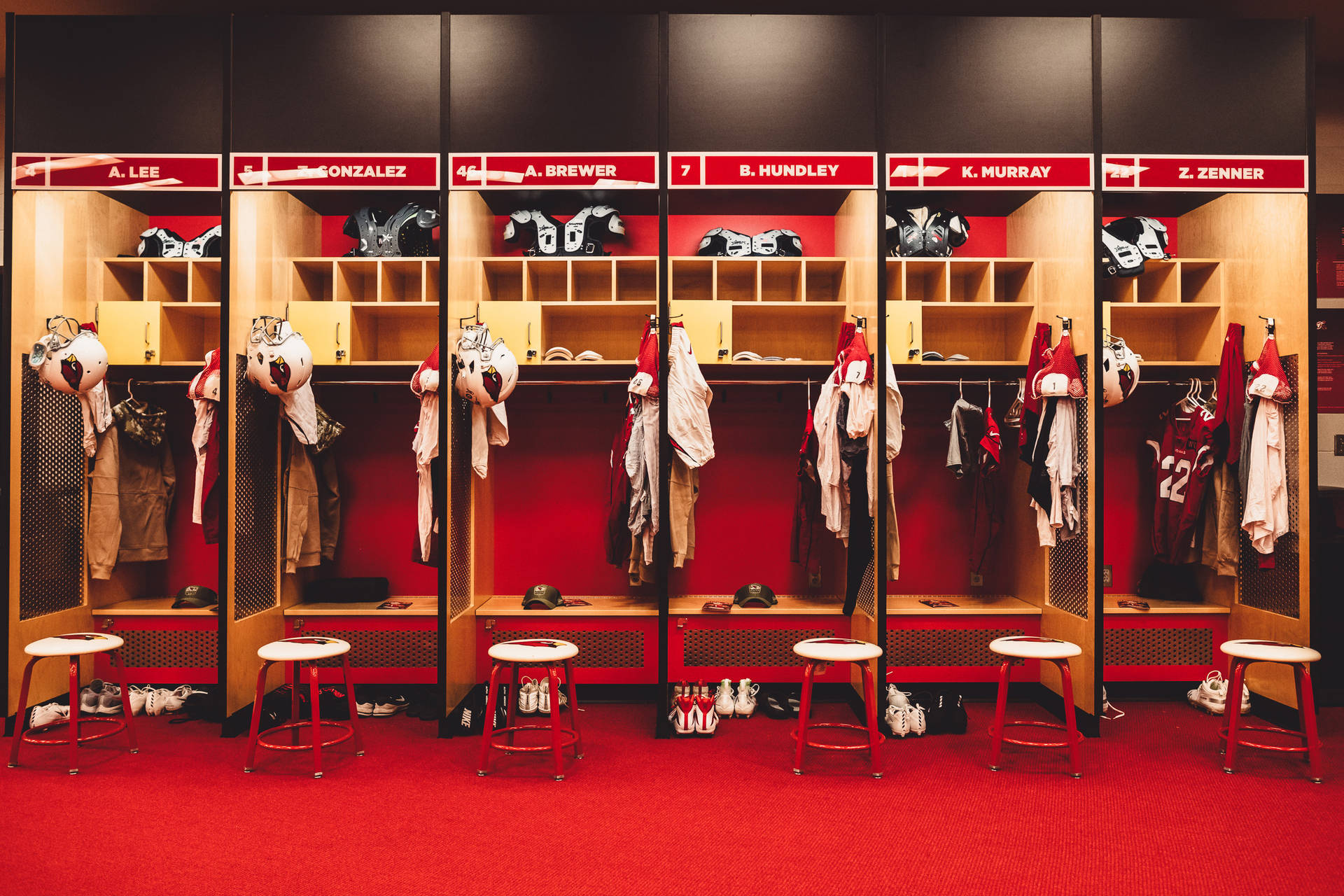 Arizona Cardinals Locker Room Background