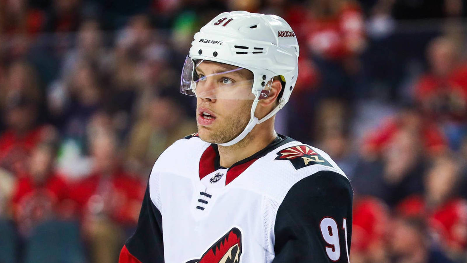 Arizona Coyotes Player Taylor Hall Background