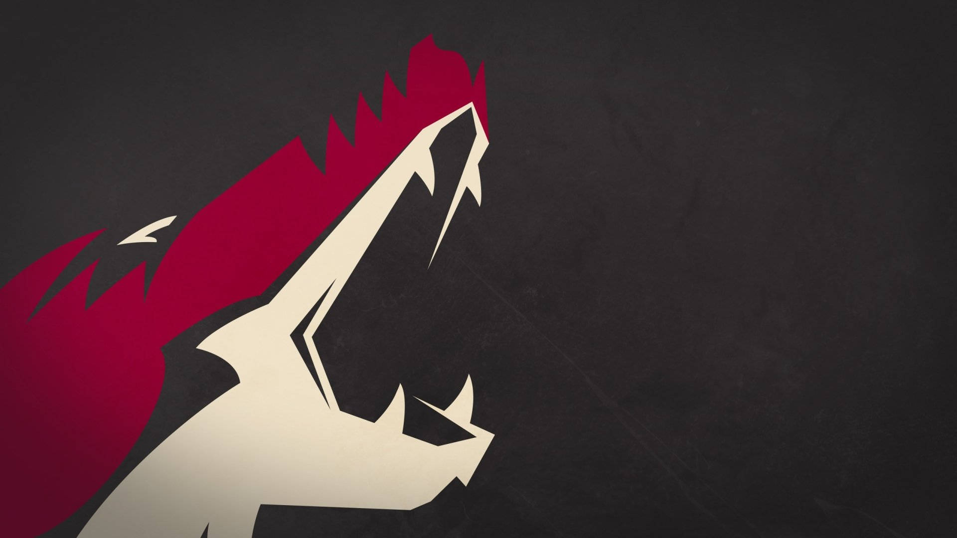 Arizona Coyotes With Fangs Background