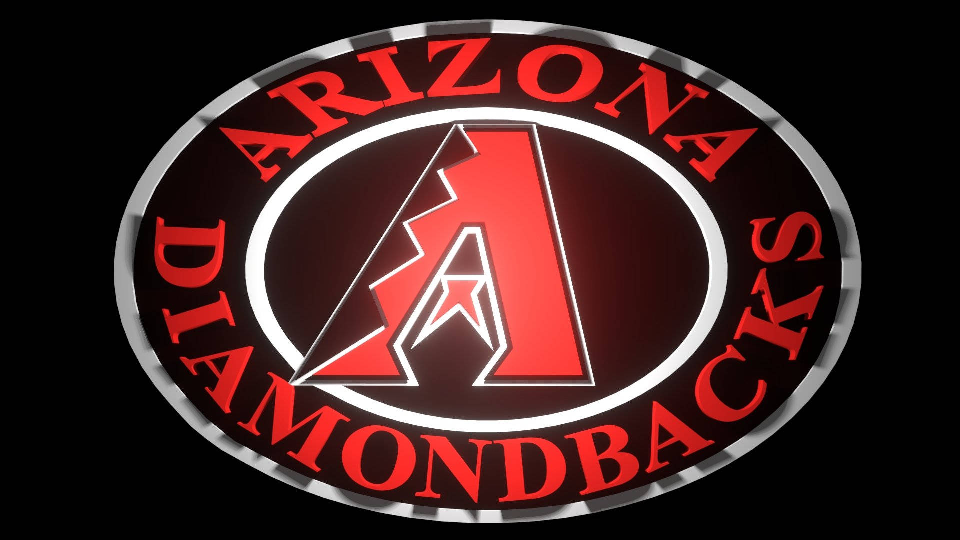 Arizona Diamondbacks In The Dark Background