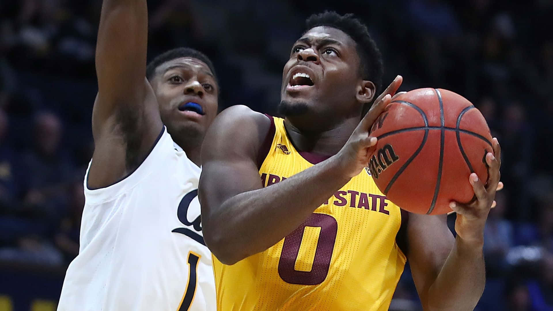 Arizona State Luguentz Dort Layup Background