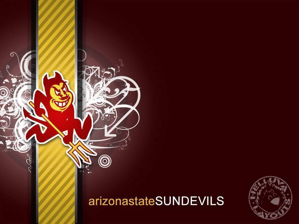 Arizona State University Red Sun Devil Background