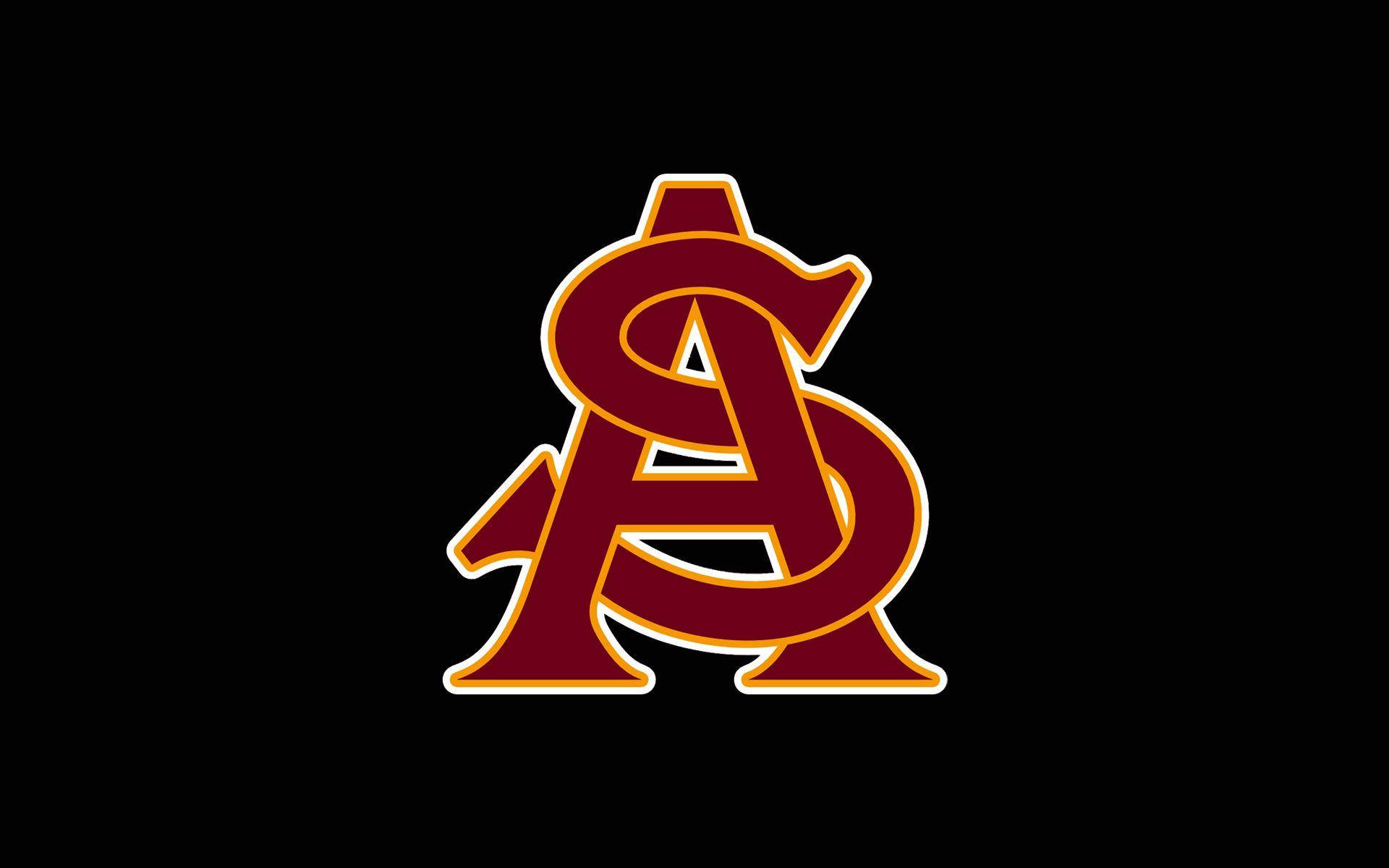 Arizona State University Red Symbol Background