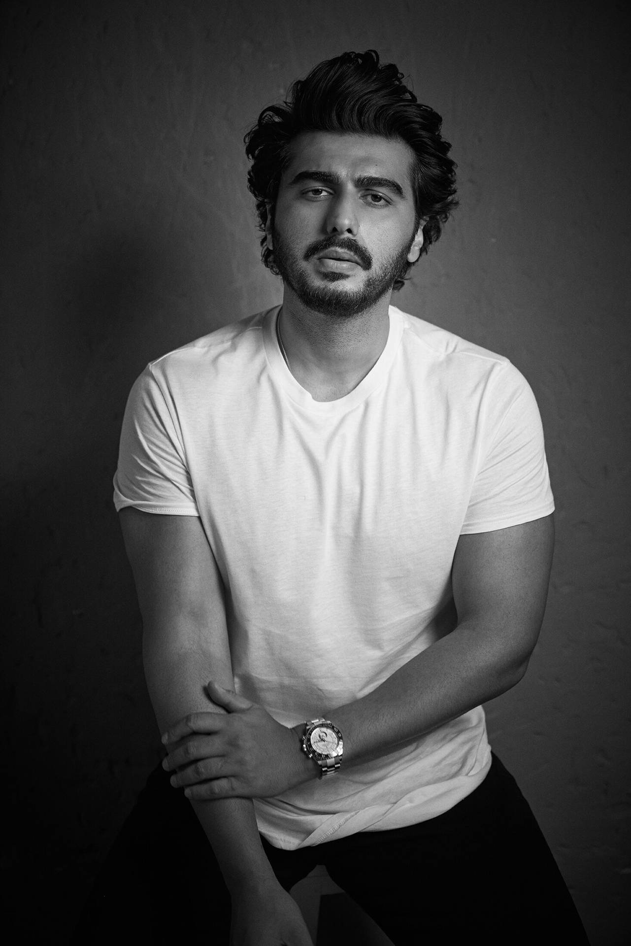 Arjun Kapoor Black And White Background