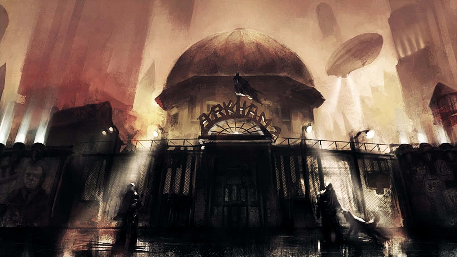 Arkham City Gates Artwork