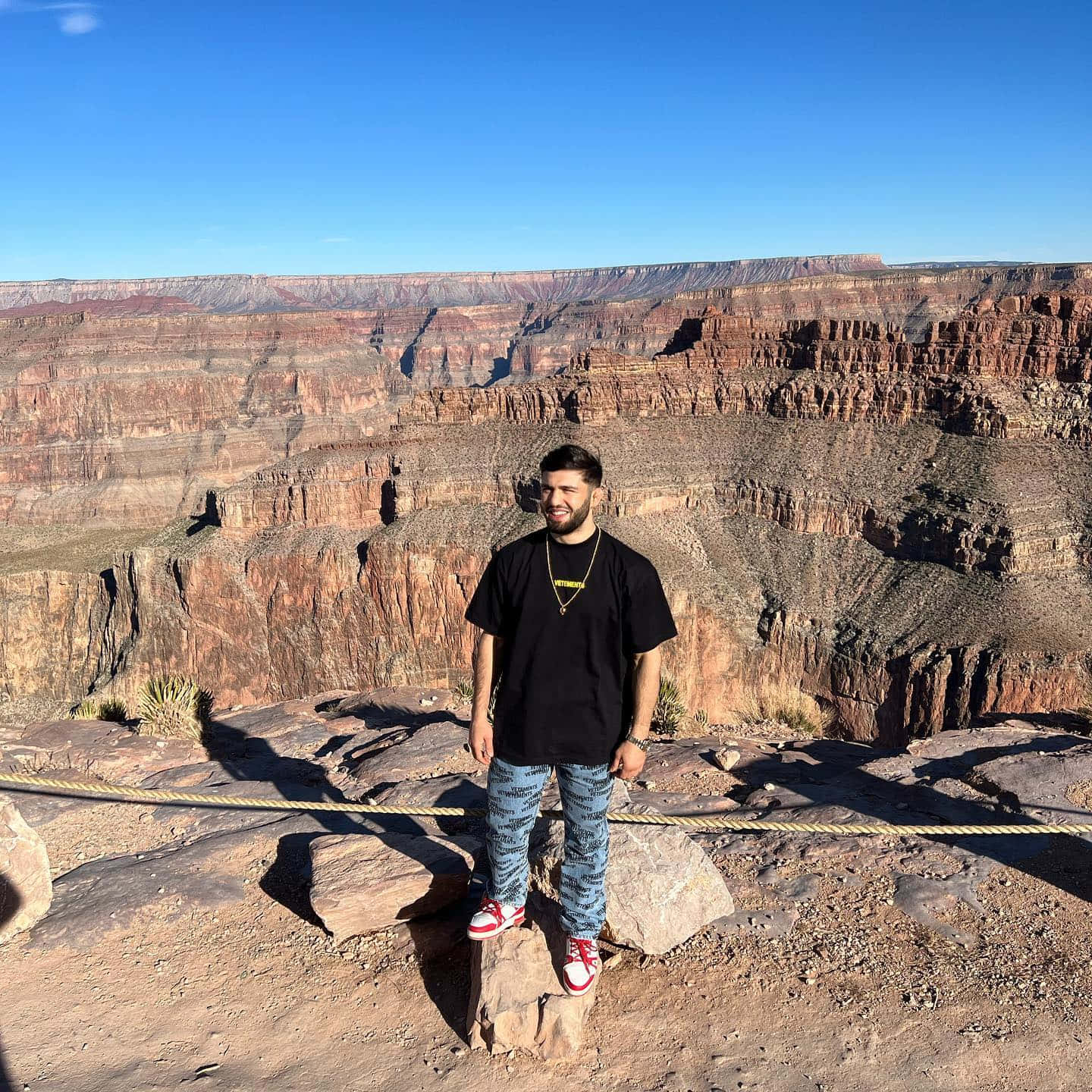 Arman Tsarukyan At The Grand Canyon Background