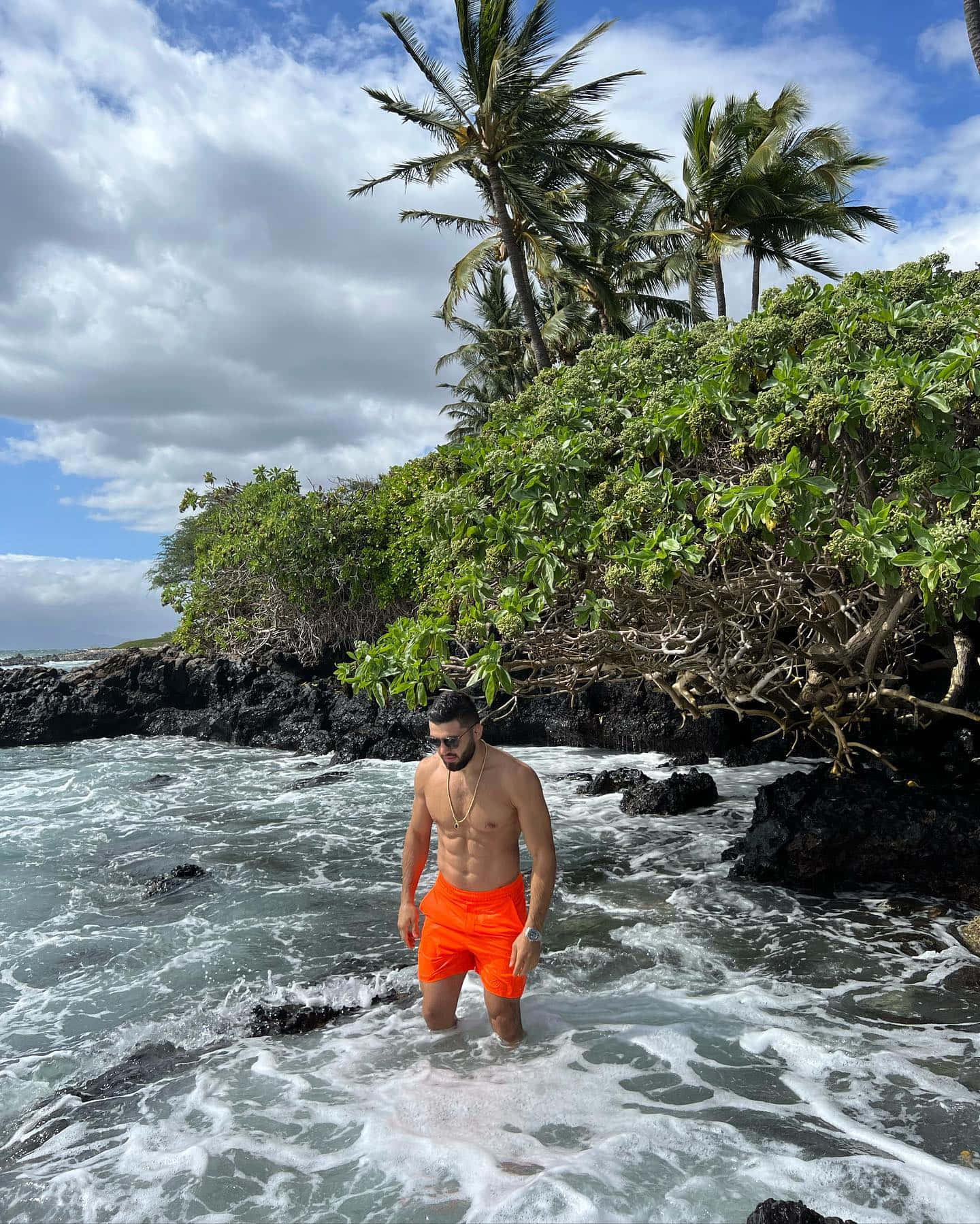 Arman Tsarukyan In Orange Shorts