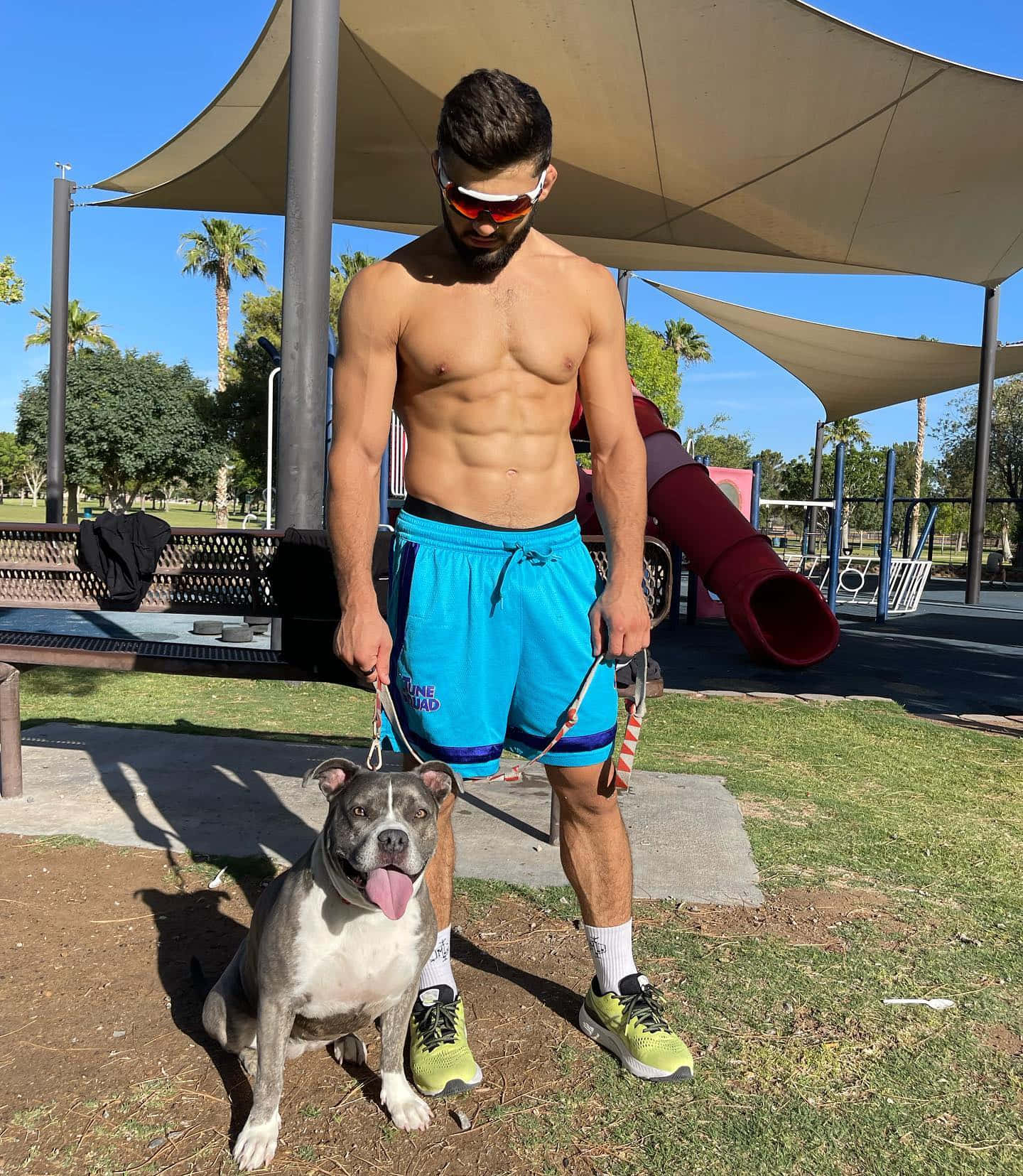 Arman Tsarukyan With Dog