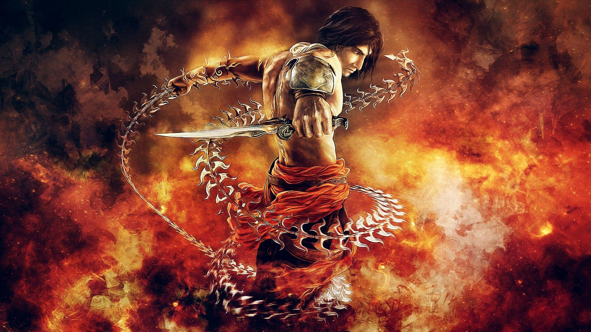 Armed Prince Of Persia Background