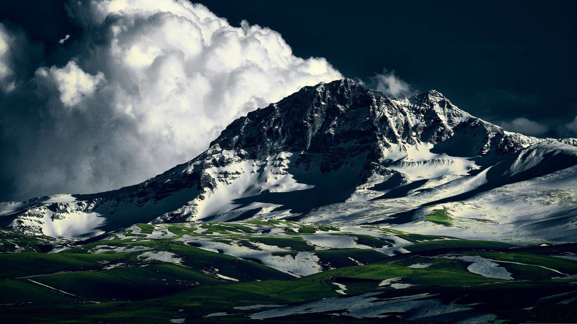 Armenia Mount Aragats Background