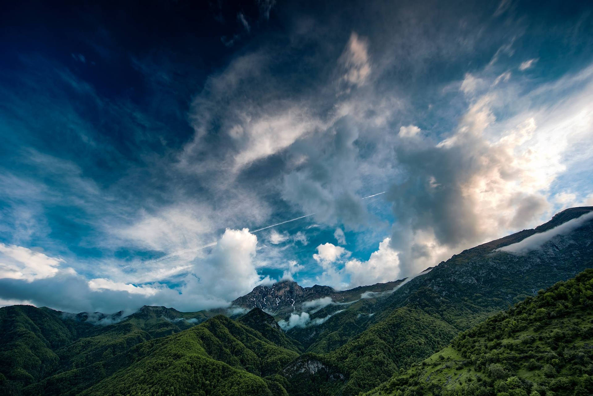 Armenia Scnenic Clouds Background
