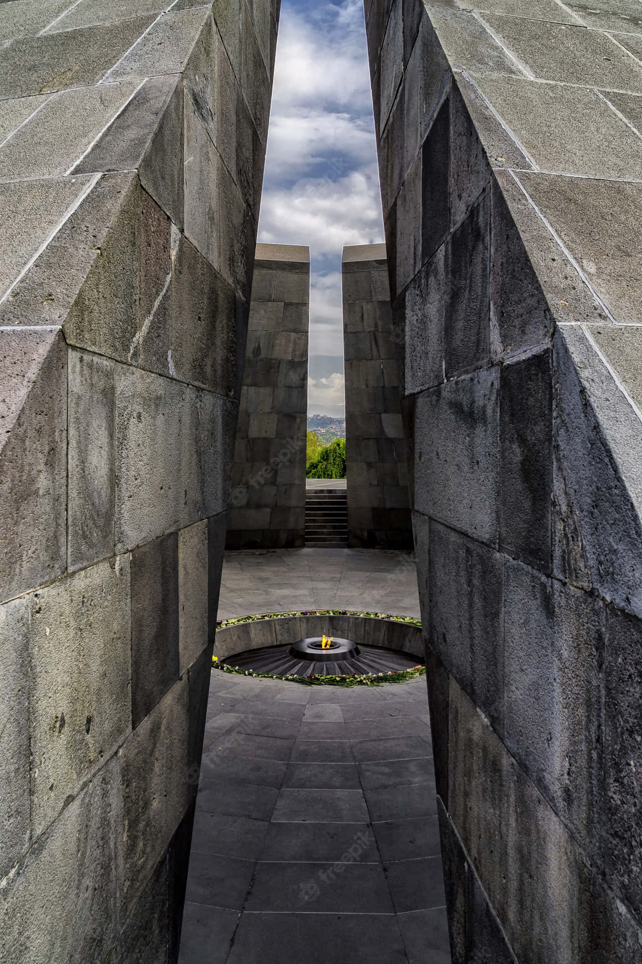 Armenian Genocide Memorial Complex Entry Way