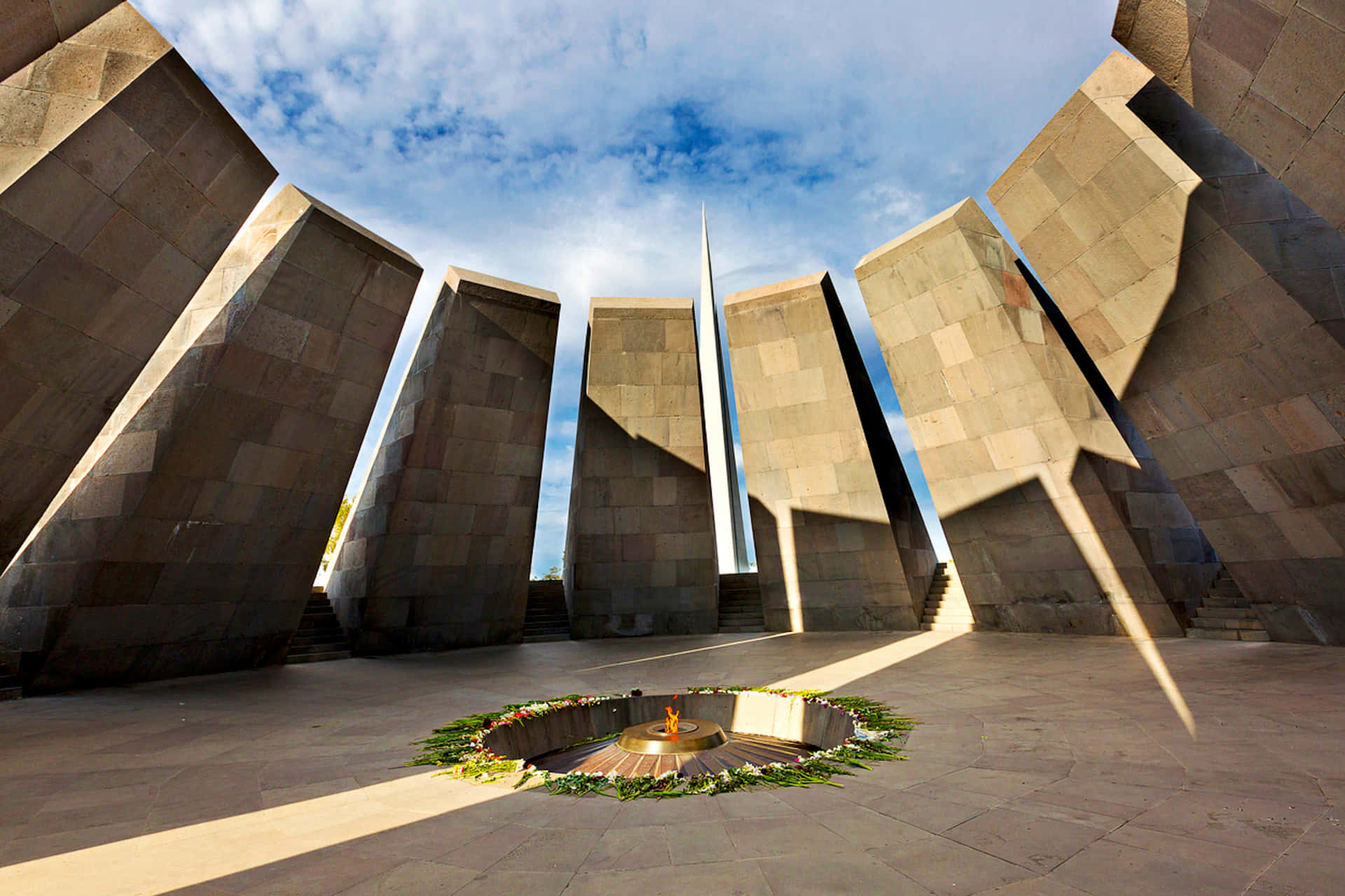 Armenian Genocide Memorial In The Daytime