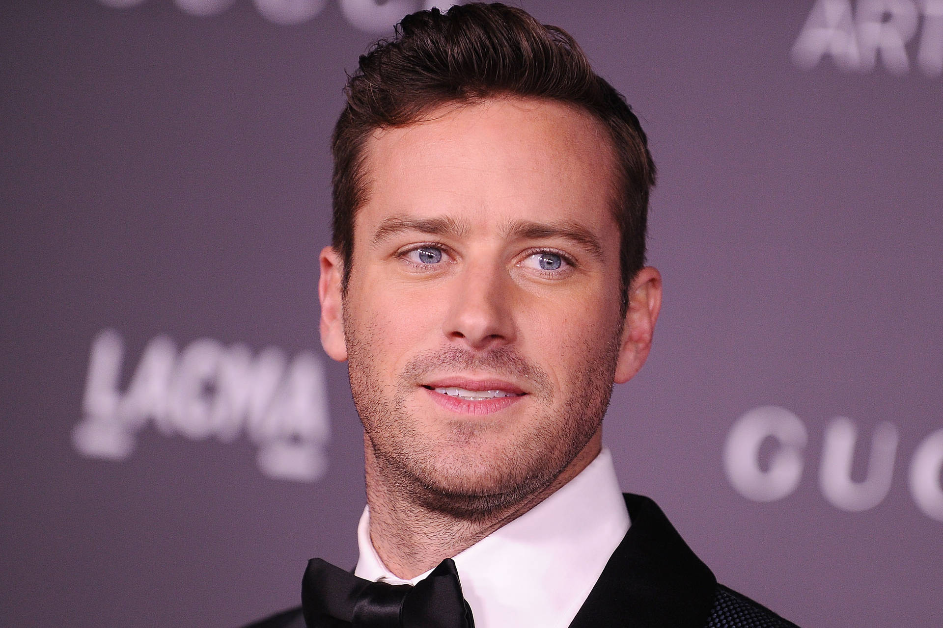 Armie Hammer At Lacma Event Background