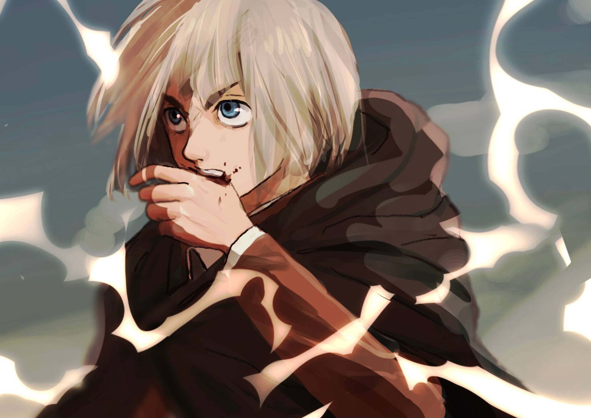 Armin Arlert Pre-titan Mode Background