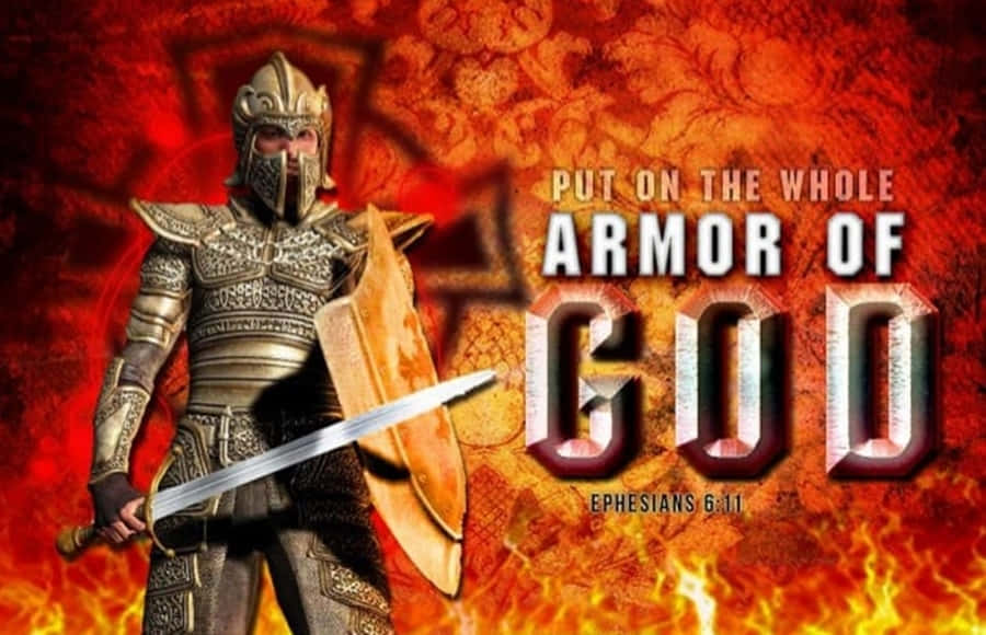 Armor Of God Fiery Art Background