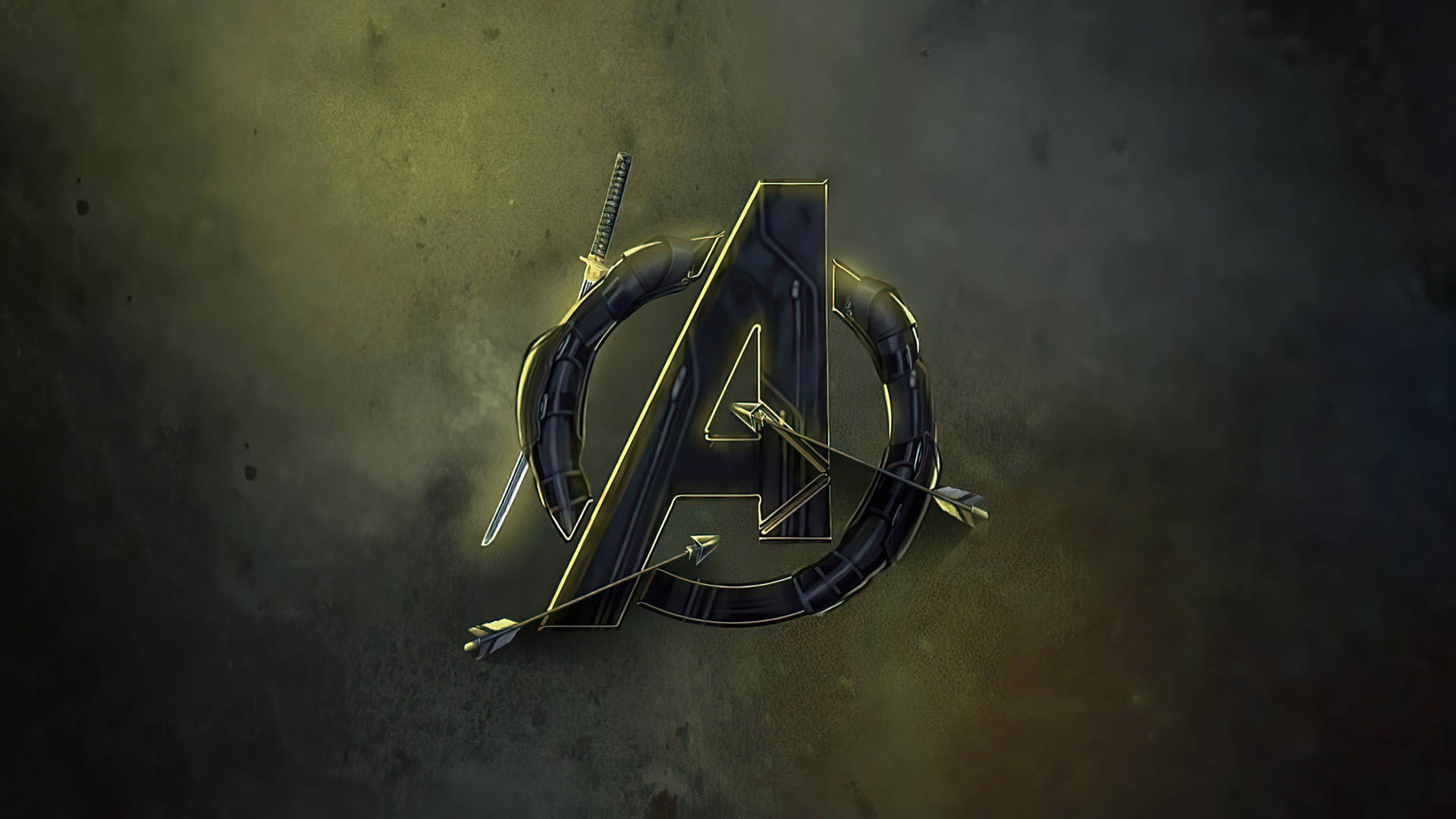 Armored Avengers Logo Background