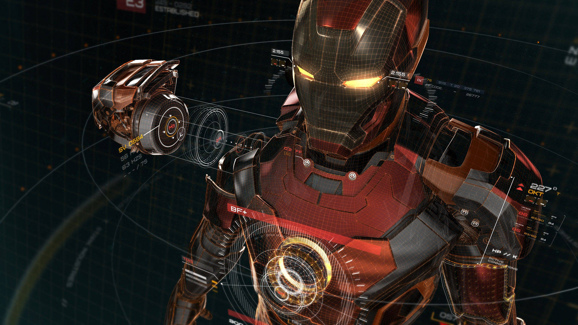 Armored Iron Man Full Hd Background