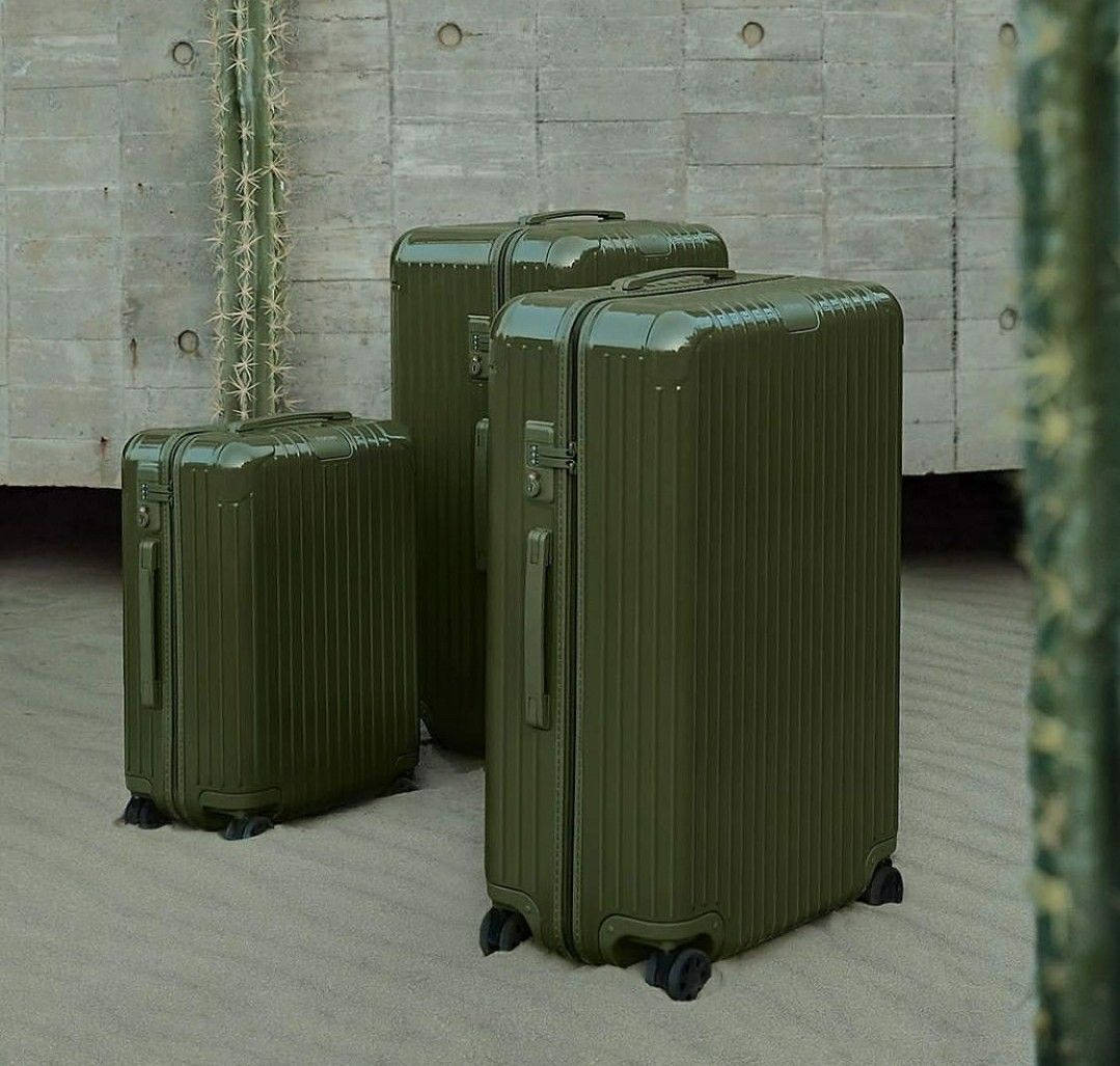 Army Green Rimowa Luggage