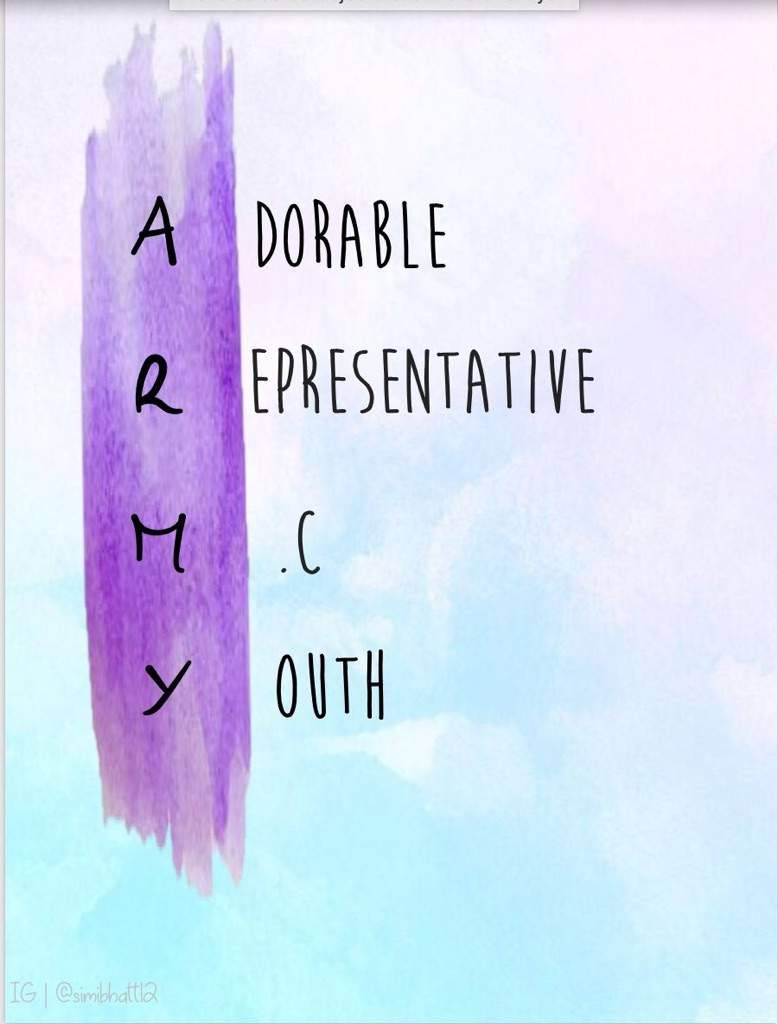 Army Meaning I Purple You Background Background