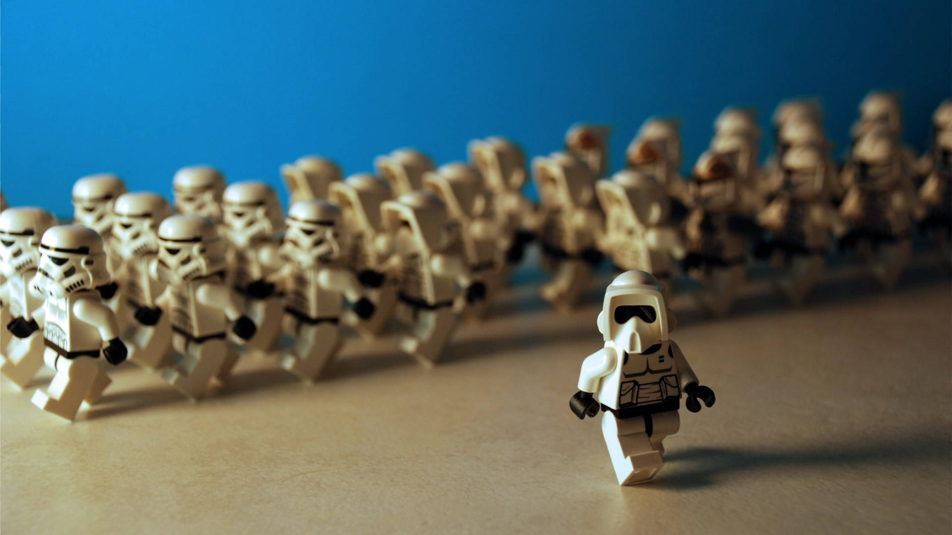 Army Of Lego Star Wars Stormtroopers Background