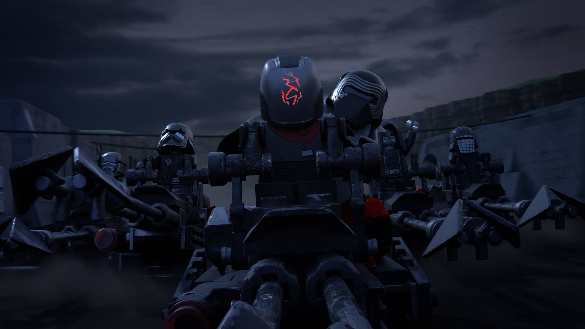 Army Of Lego Star Wars Villains Background