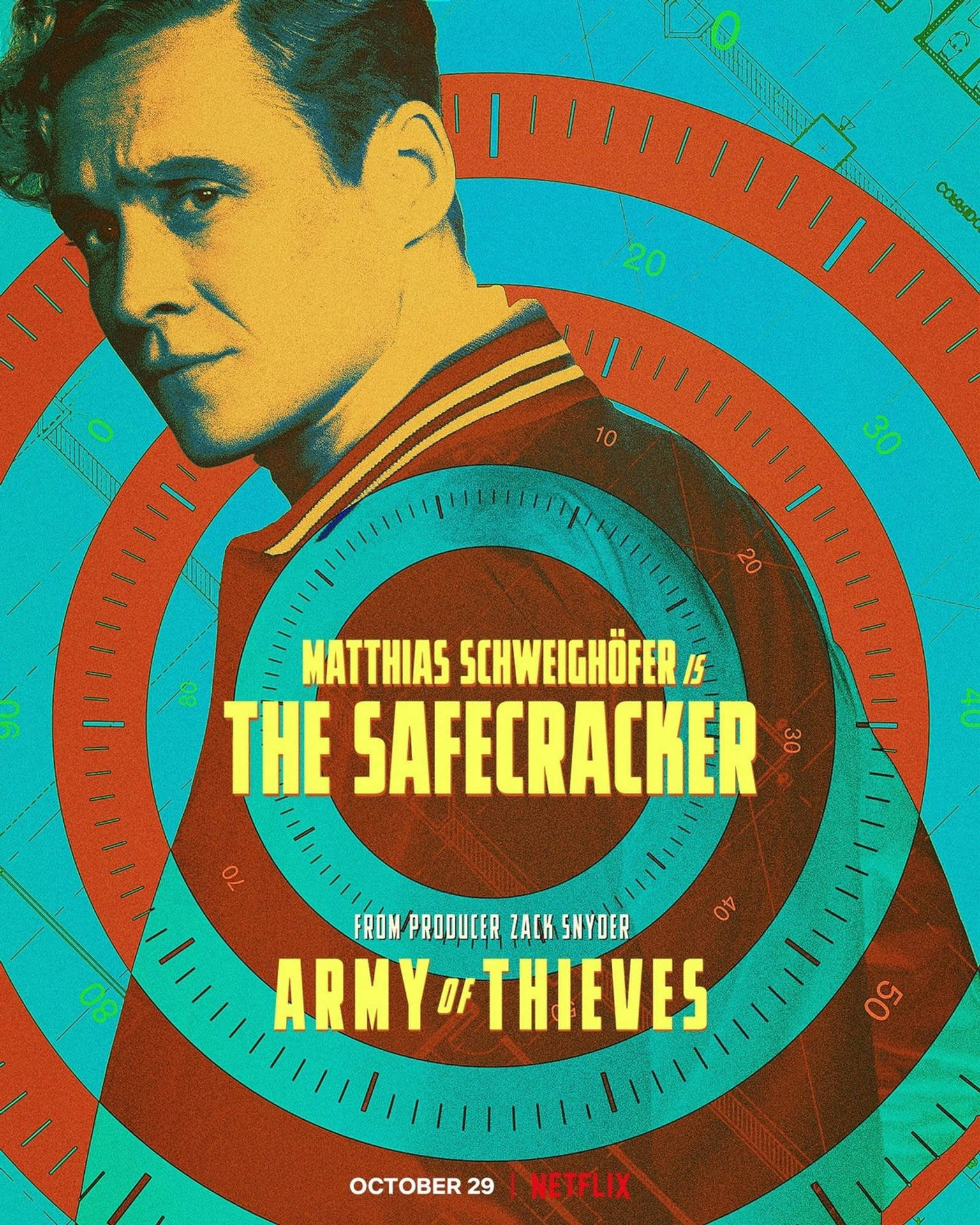 Army Of Thieves The Safecracker Poster Background