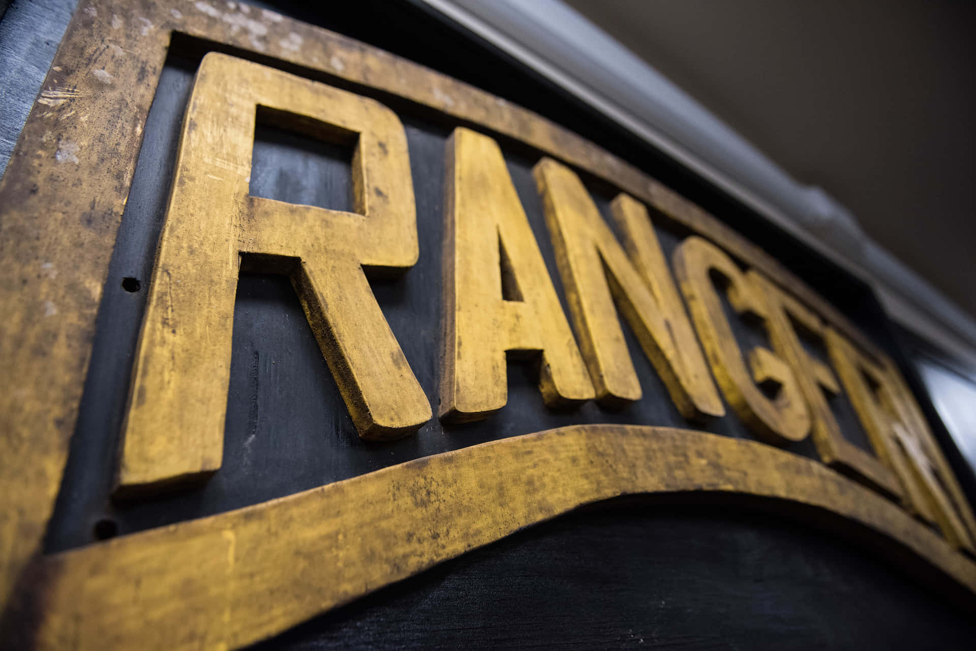 Army Ranger Wooden Sign Background
