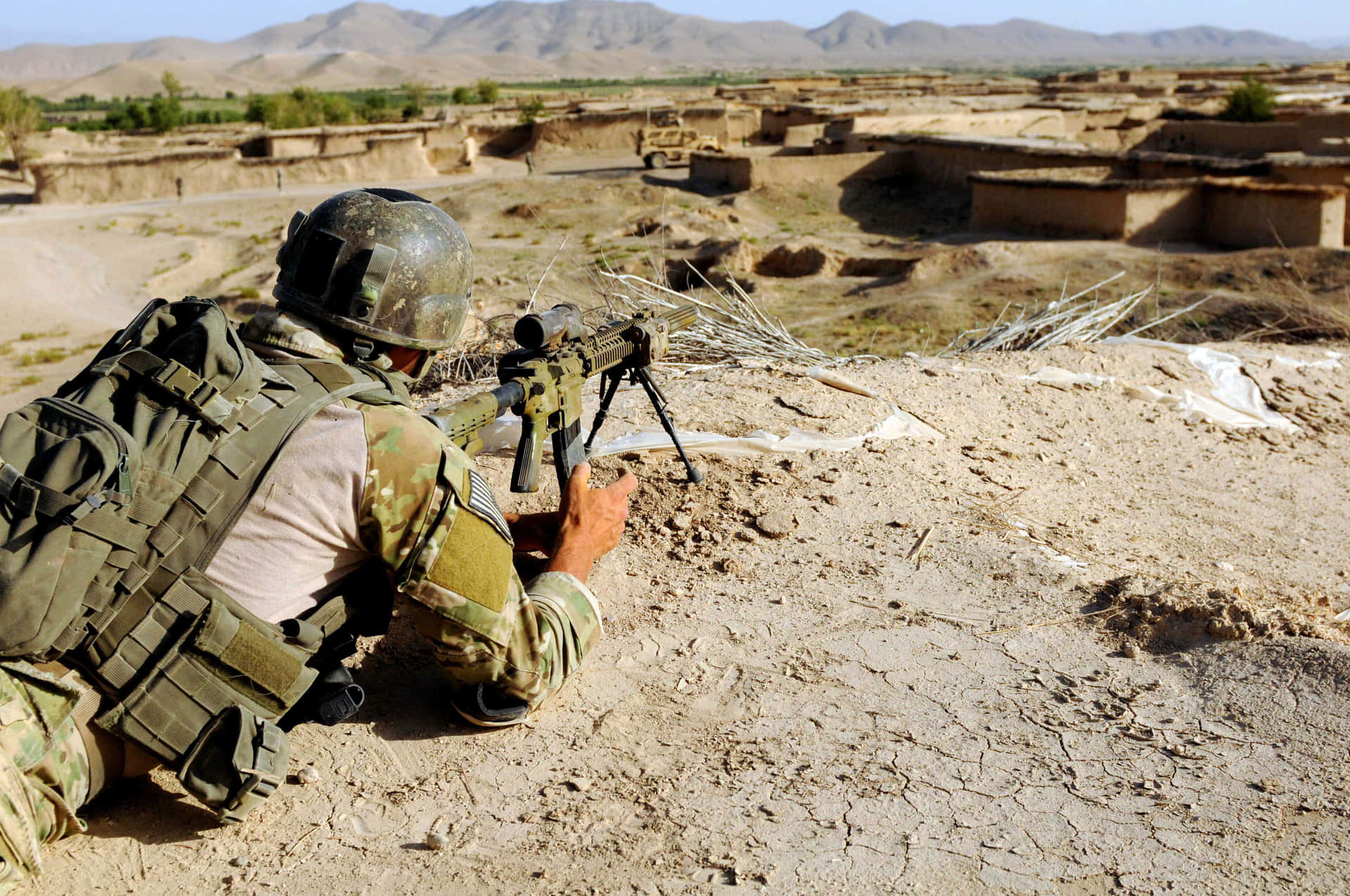 Army Rangerin Position Background