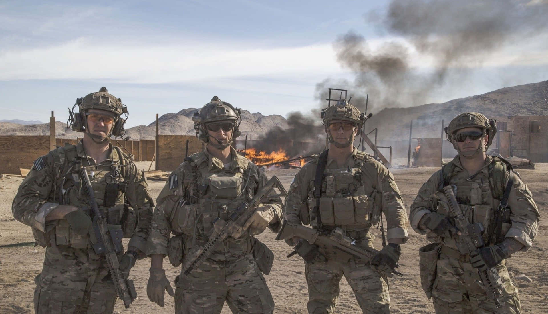 Army Rangers Training Exercise Background