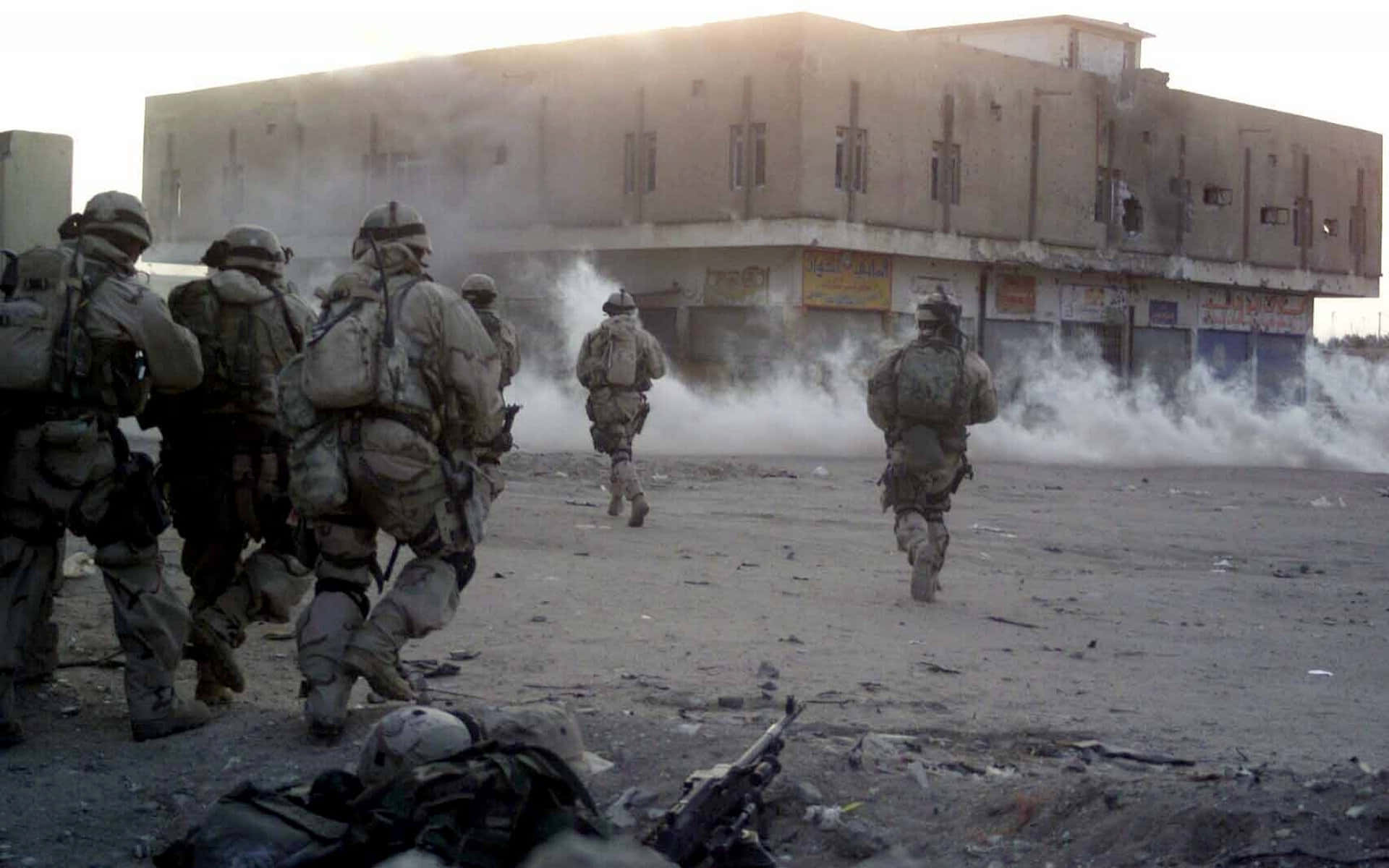 Army Rangers Urban Combat Operation