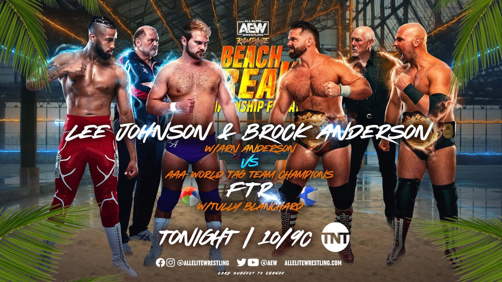 Arn Anderson Aew Beach Break Event Background
