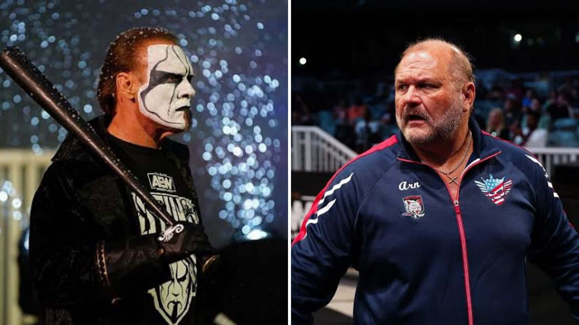Arn Anderson And Wrestling Legend Sting Background
