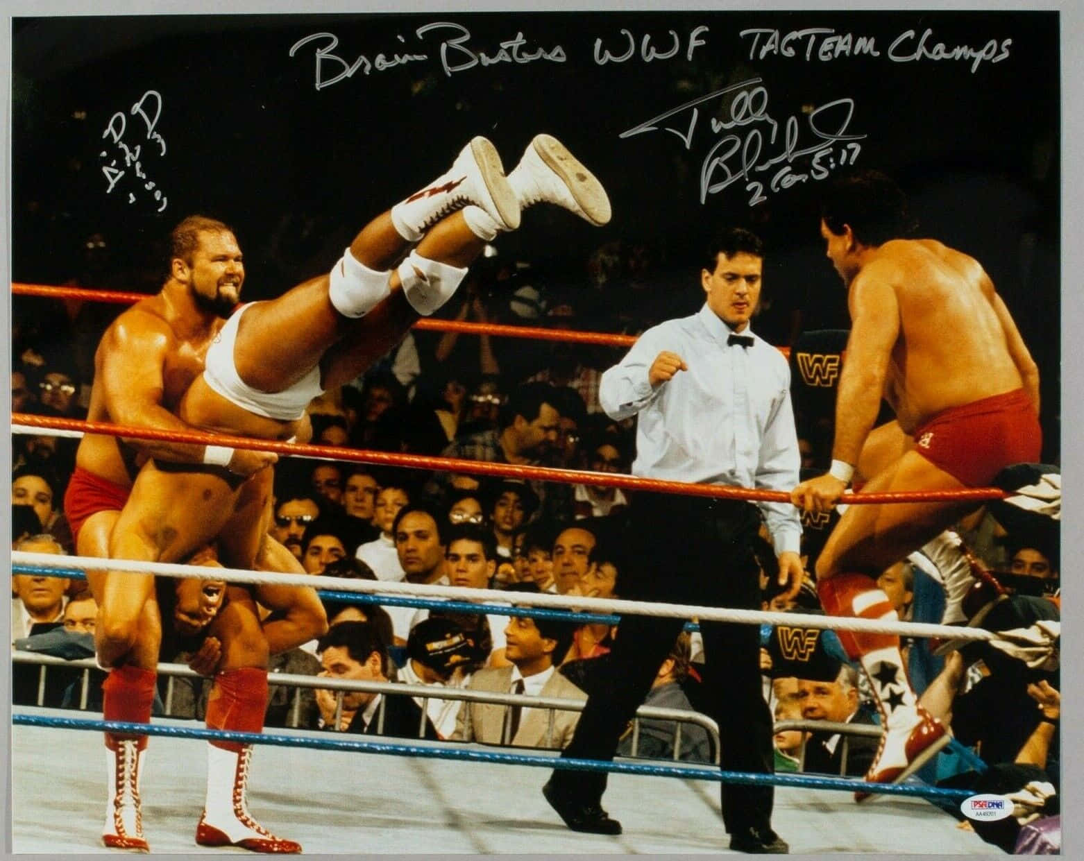 Arn Anderson Signed Match Poster