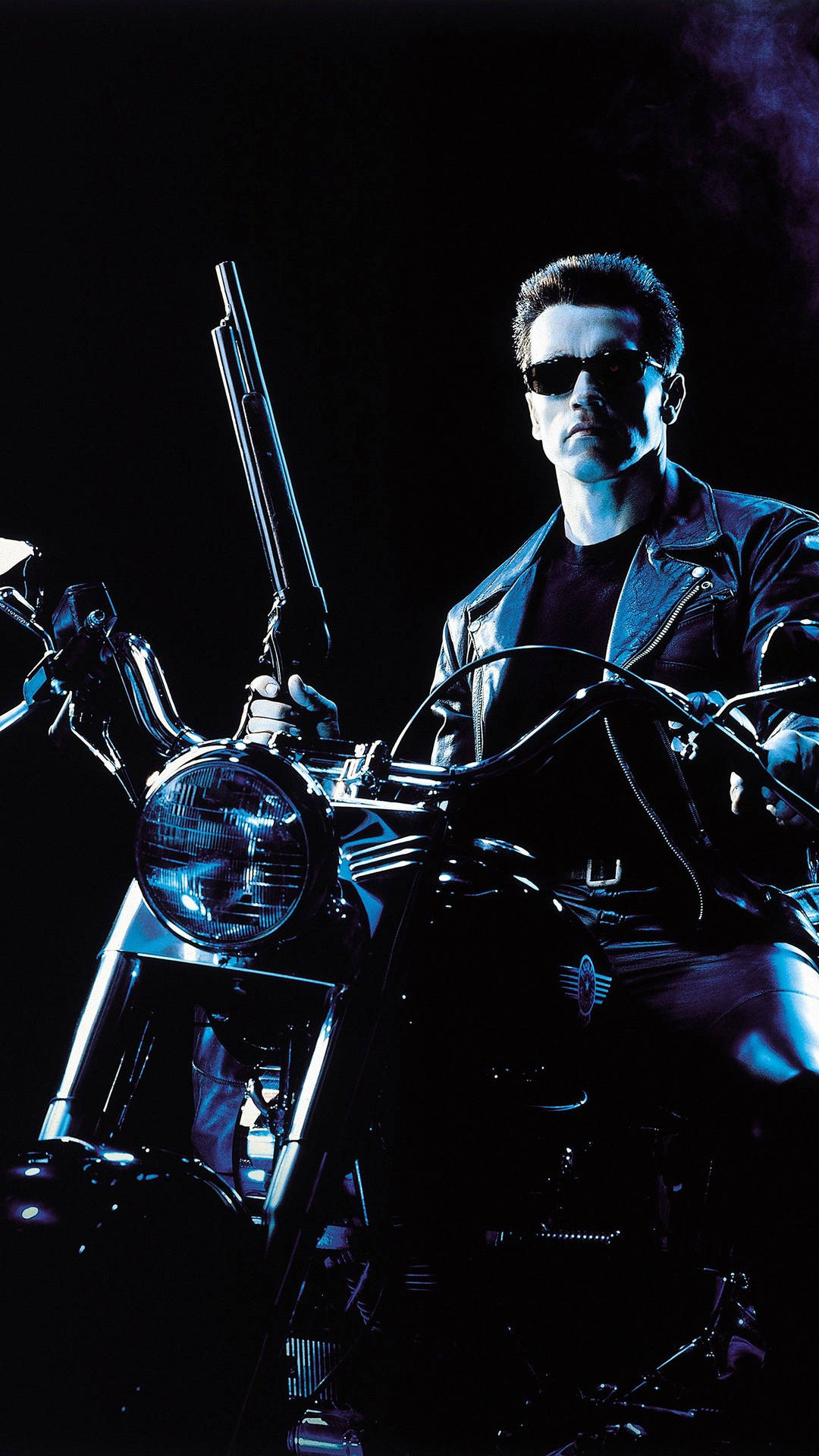 Arnold Schwarzenegger In Terminator Background