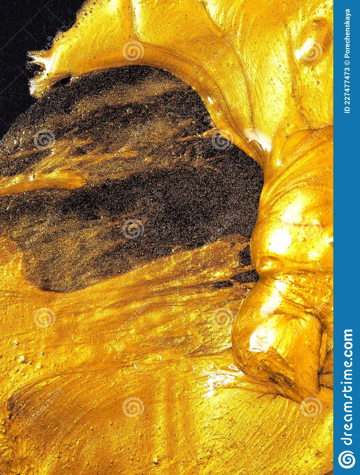 Aromatic Brown And Glittering Gold Background