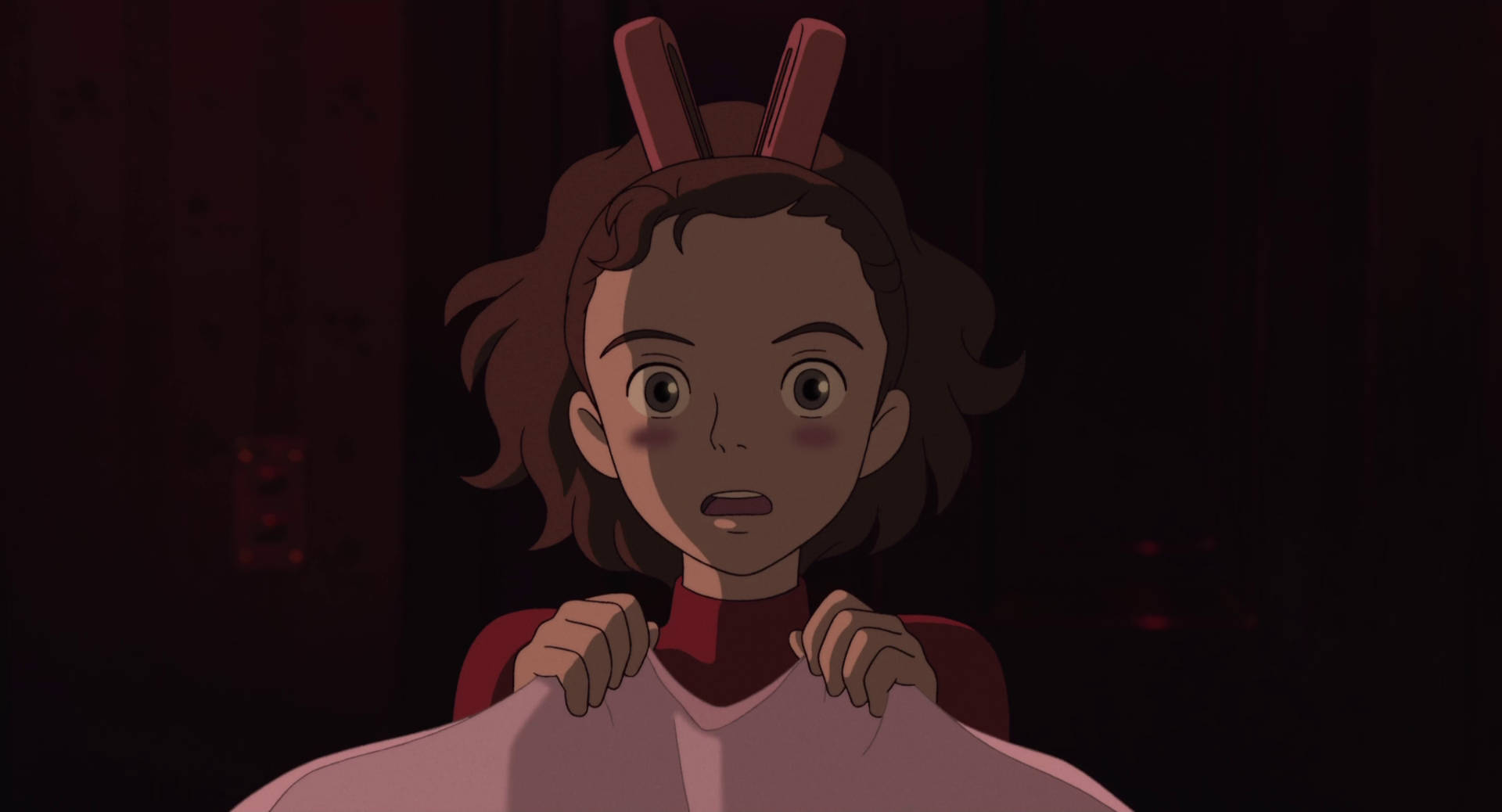 Arrietty Shocked Face Background