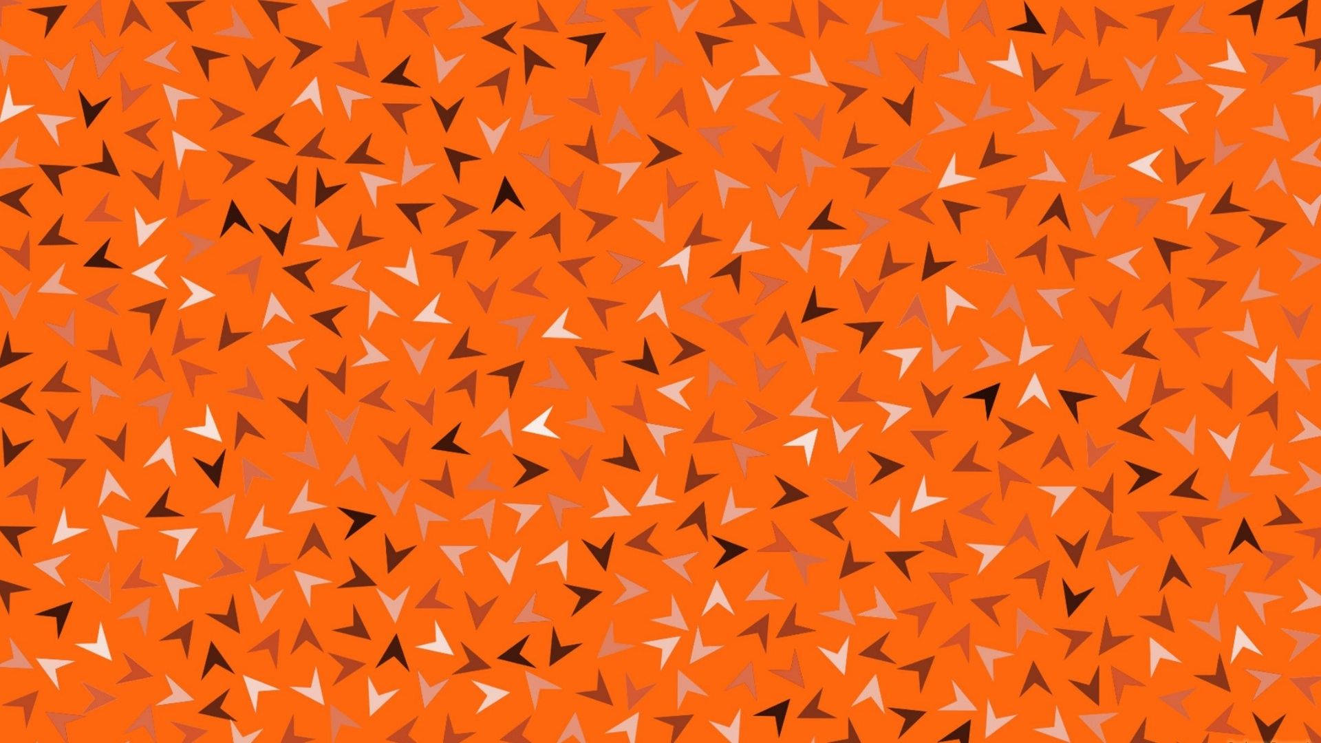 Arrows On Orange Background Background