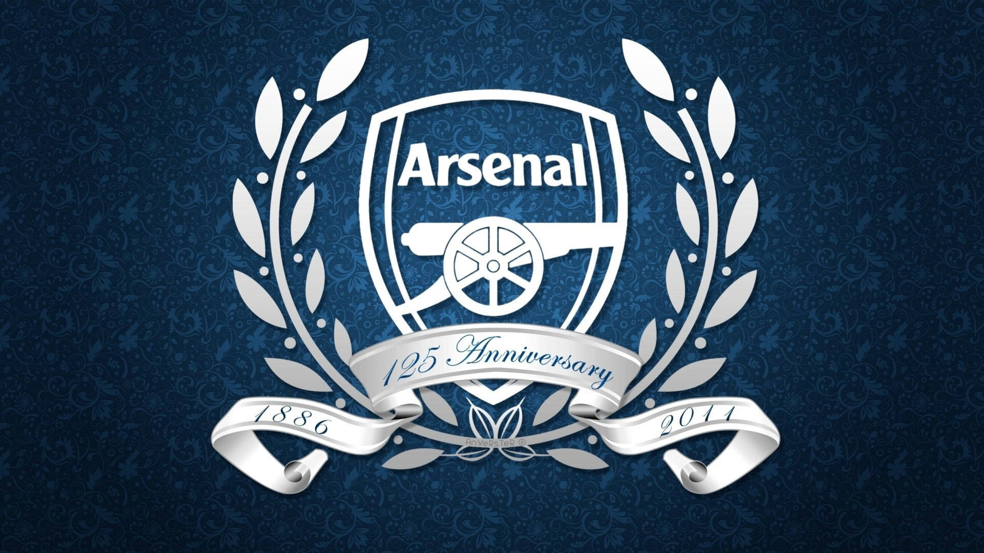 Arsenal Anniversary Logo Background