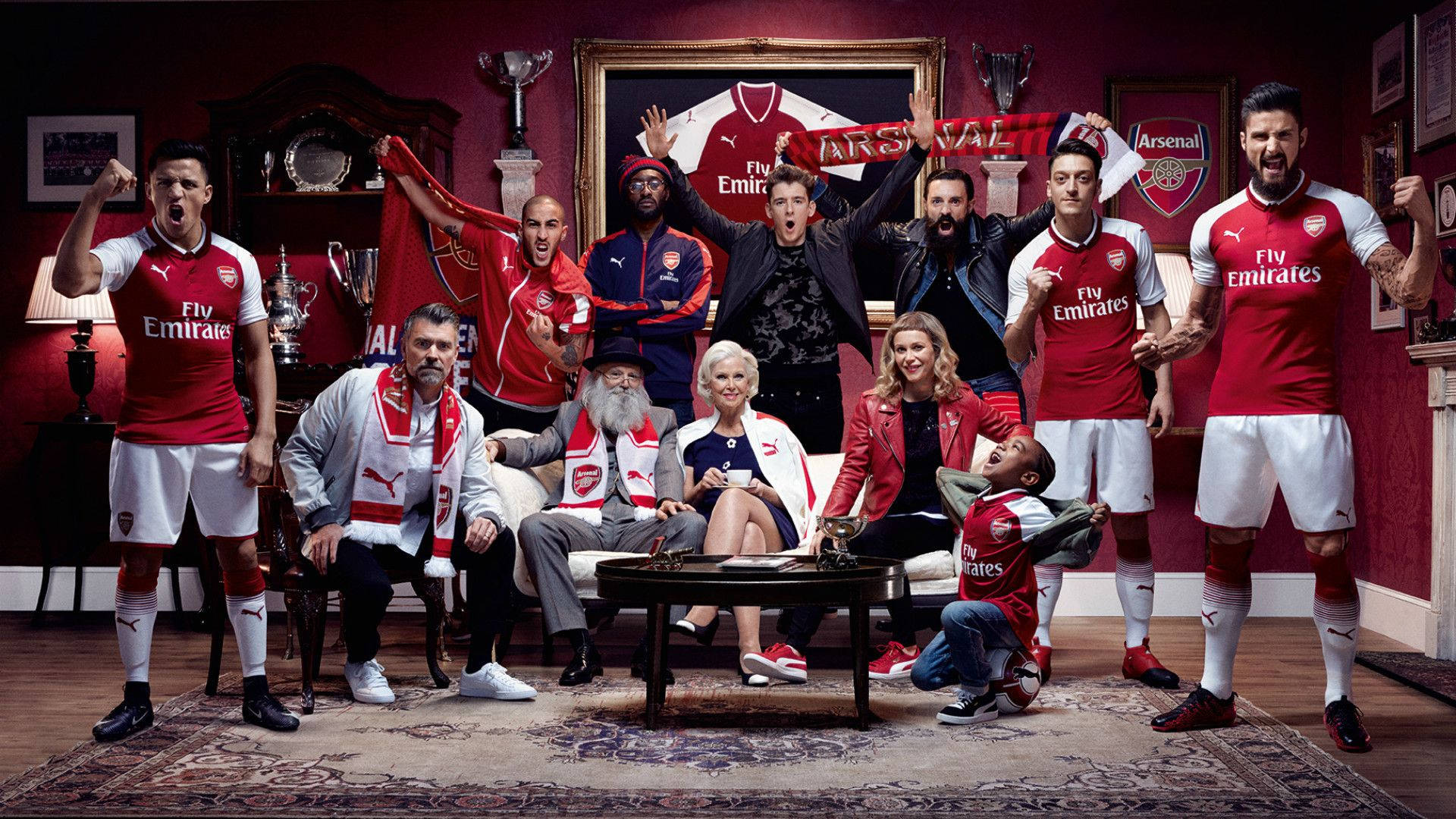 Arsenal Fc Promotional Photo Background