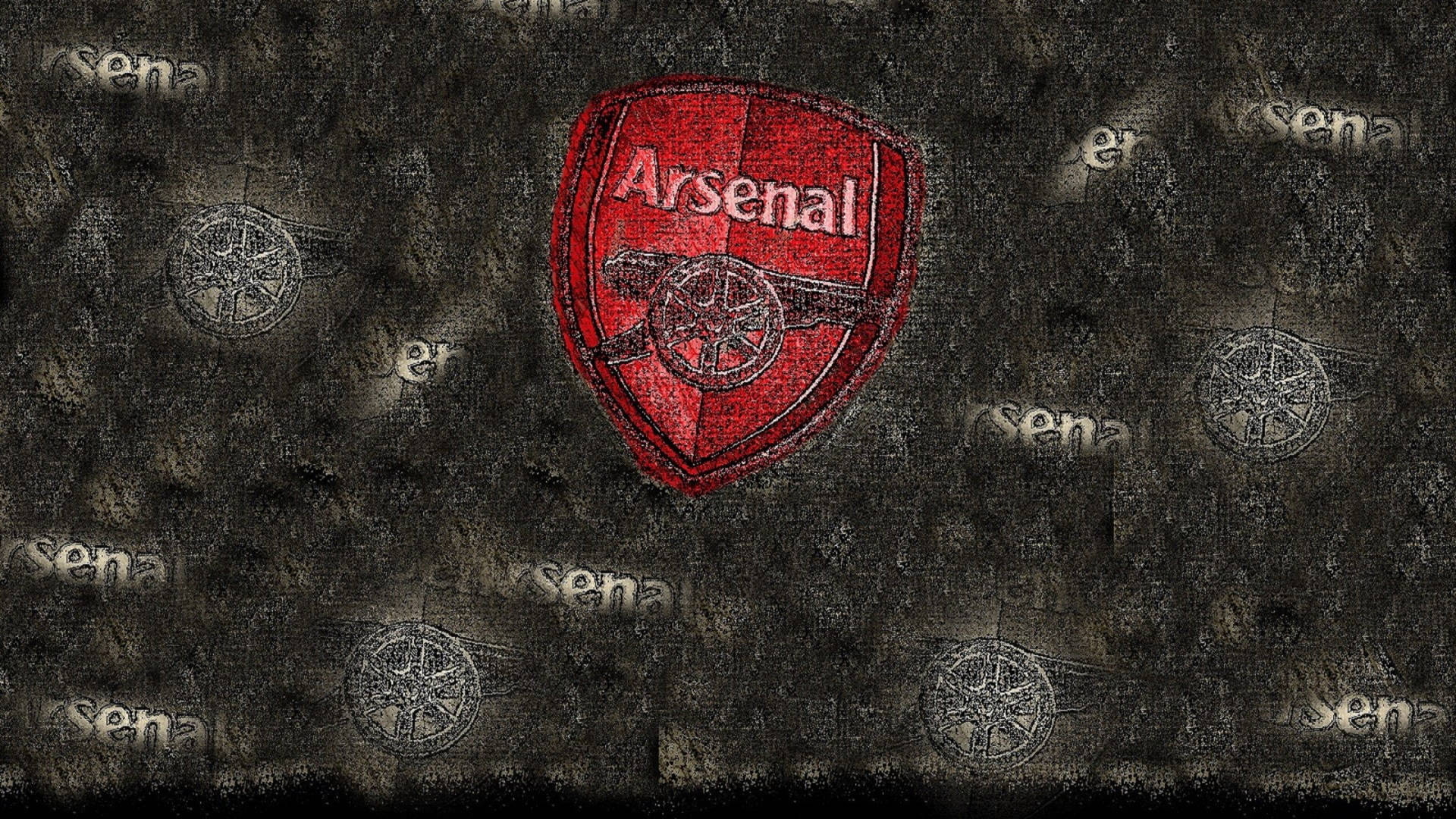 Arsenal Logo Grunge Art Background