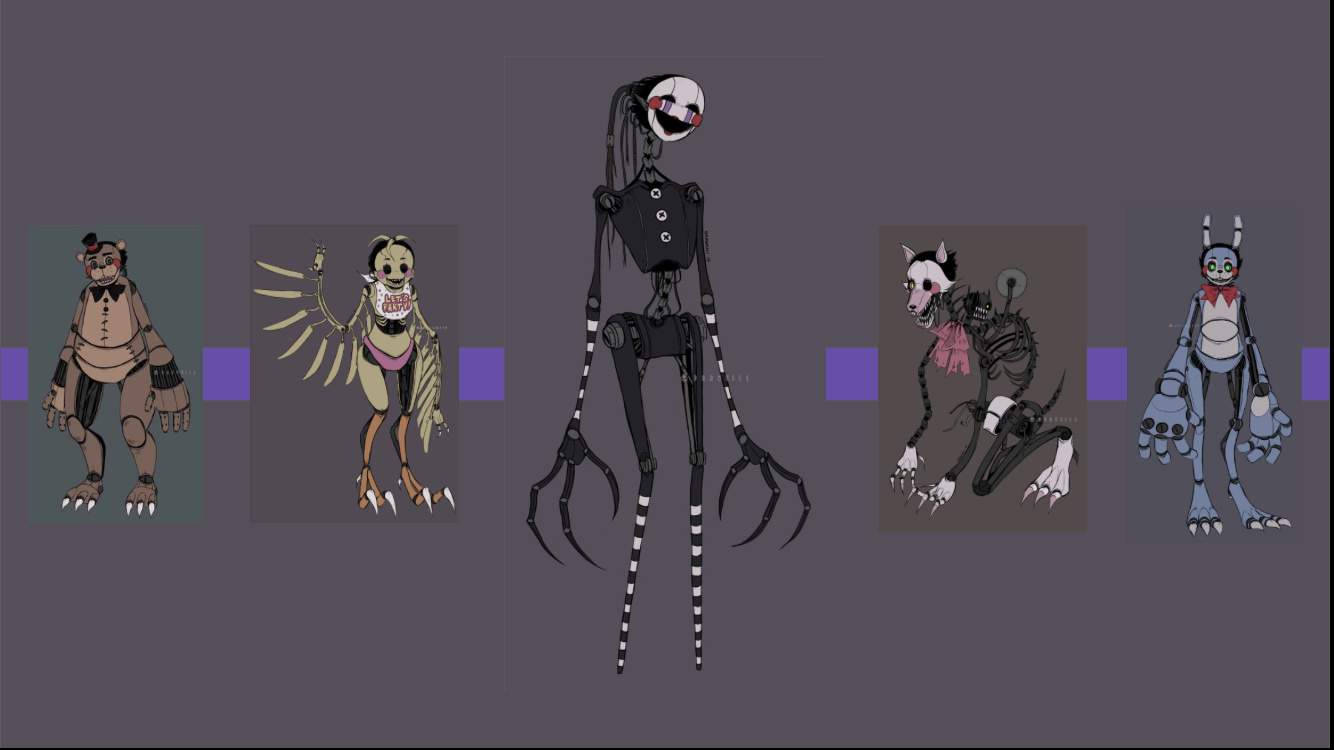 Art Ideas Fnaf Animatronics Background