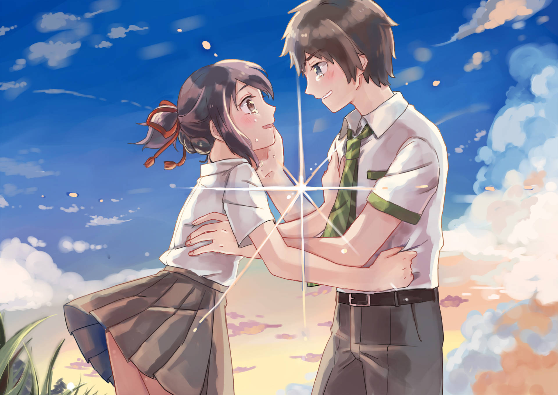 Art Illustration Of Your Name Anime Background