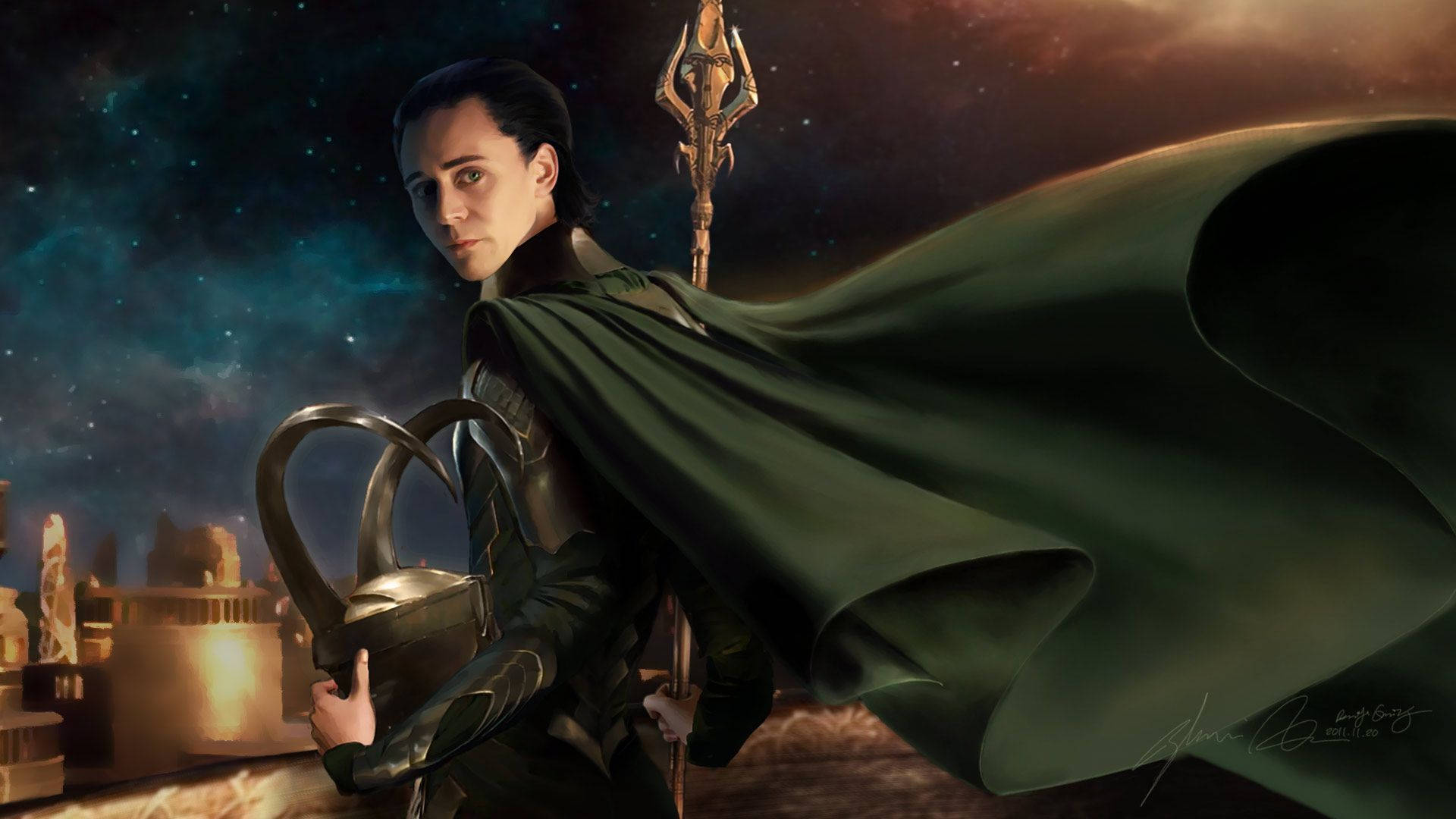 Art Loki In Asgard Background