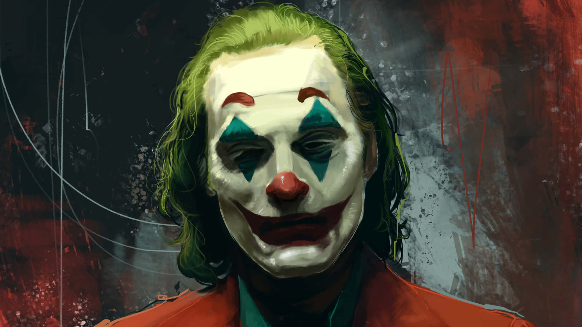 Art Of Joaquin Phoenix Joker Pfp Background