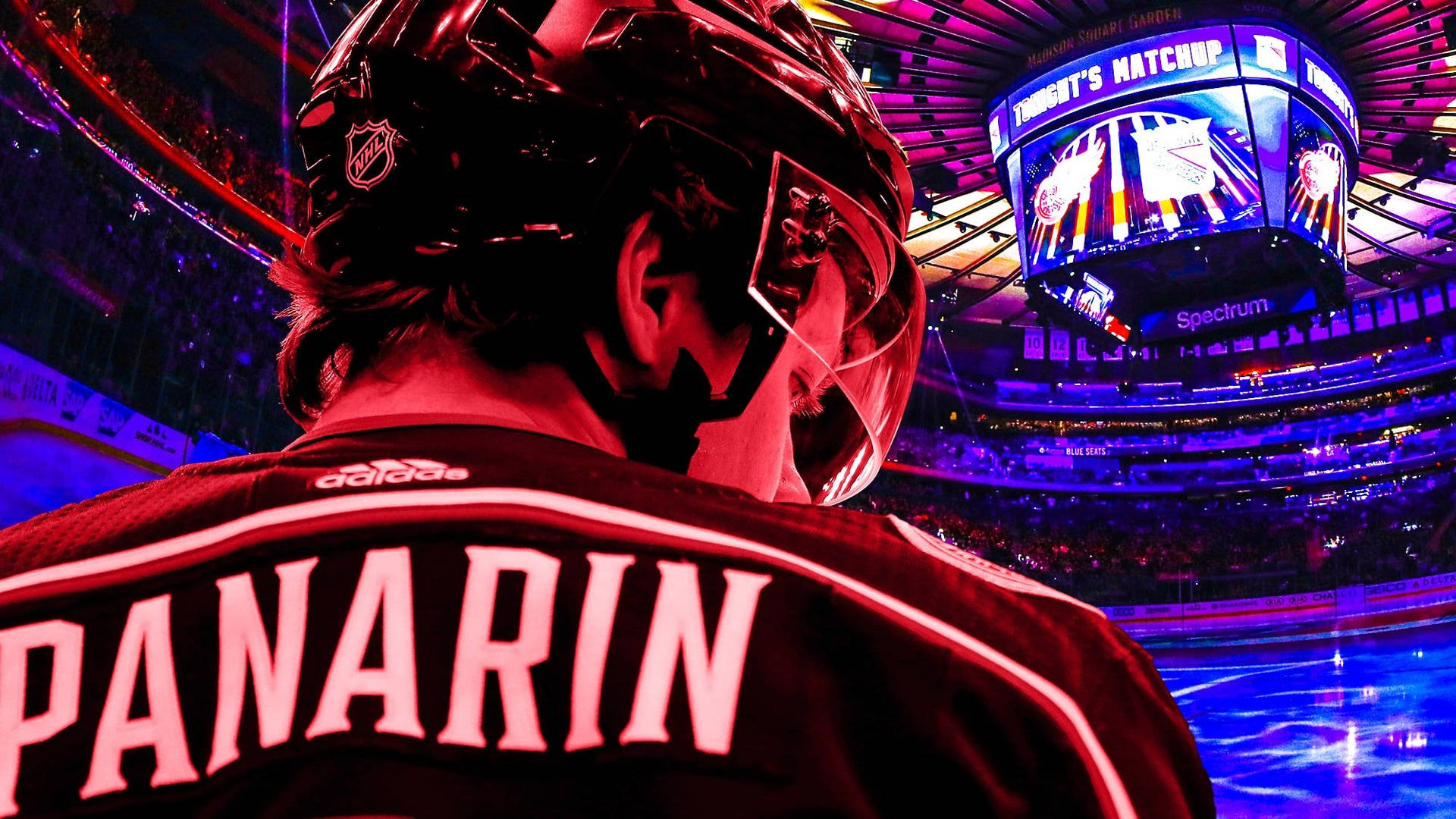 Artemi Panarin Cartoon Artwork Background