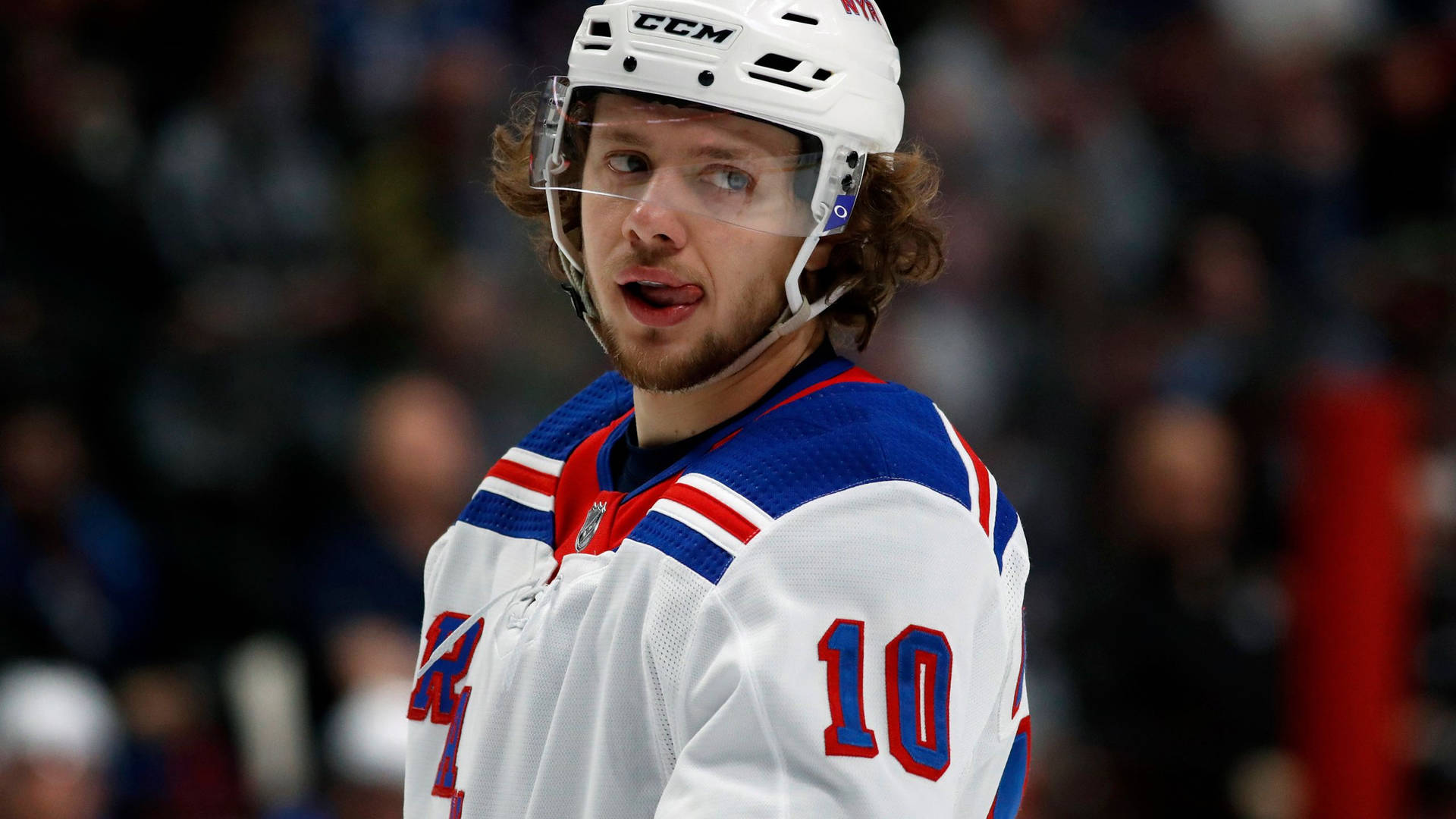 Artemi Panarin Tongue Out Background