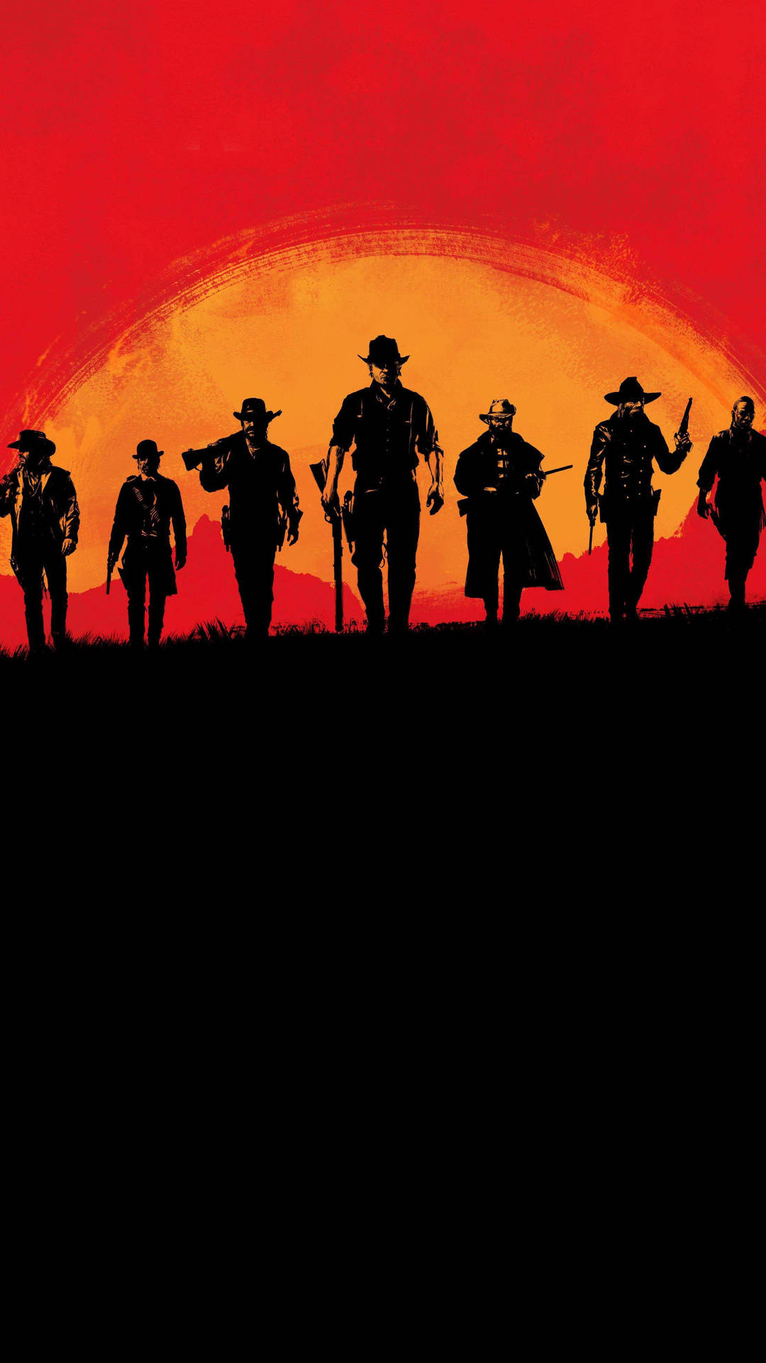 Arthur And Group Red Dead Redemption Ii Phone Background