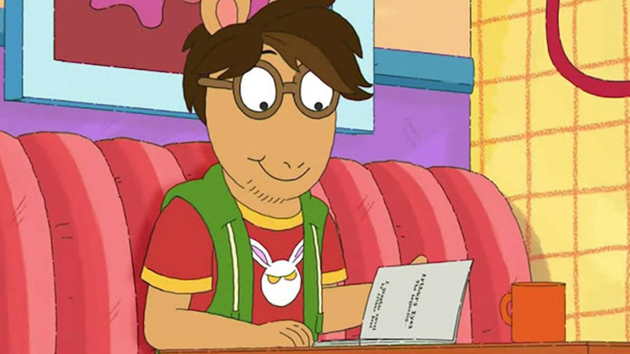 Arthur Read, The Lovable Aardvark With Brown Hair From The Popular Children's Show.